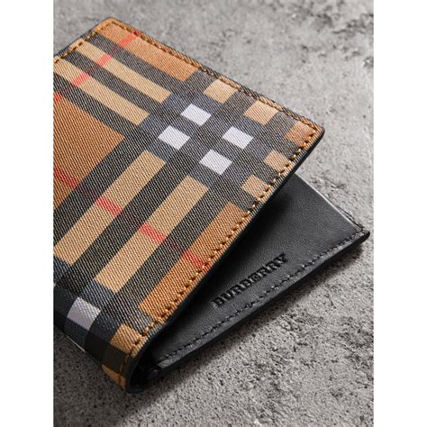 Burberry Check International Bifold Wallet 